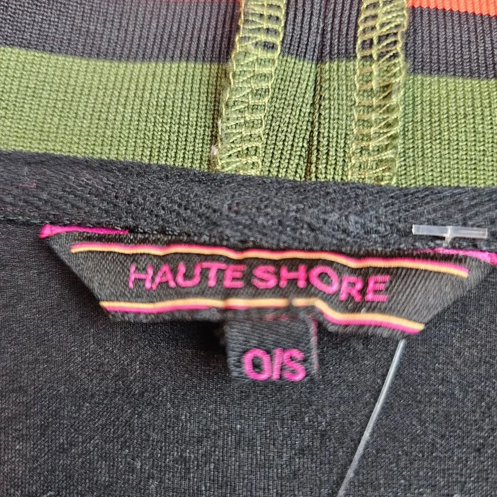 Haute Shore Black Cody Open Front Double Pocket Cardigan, Sz O/S, NWOT - Picture 6 of 8